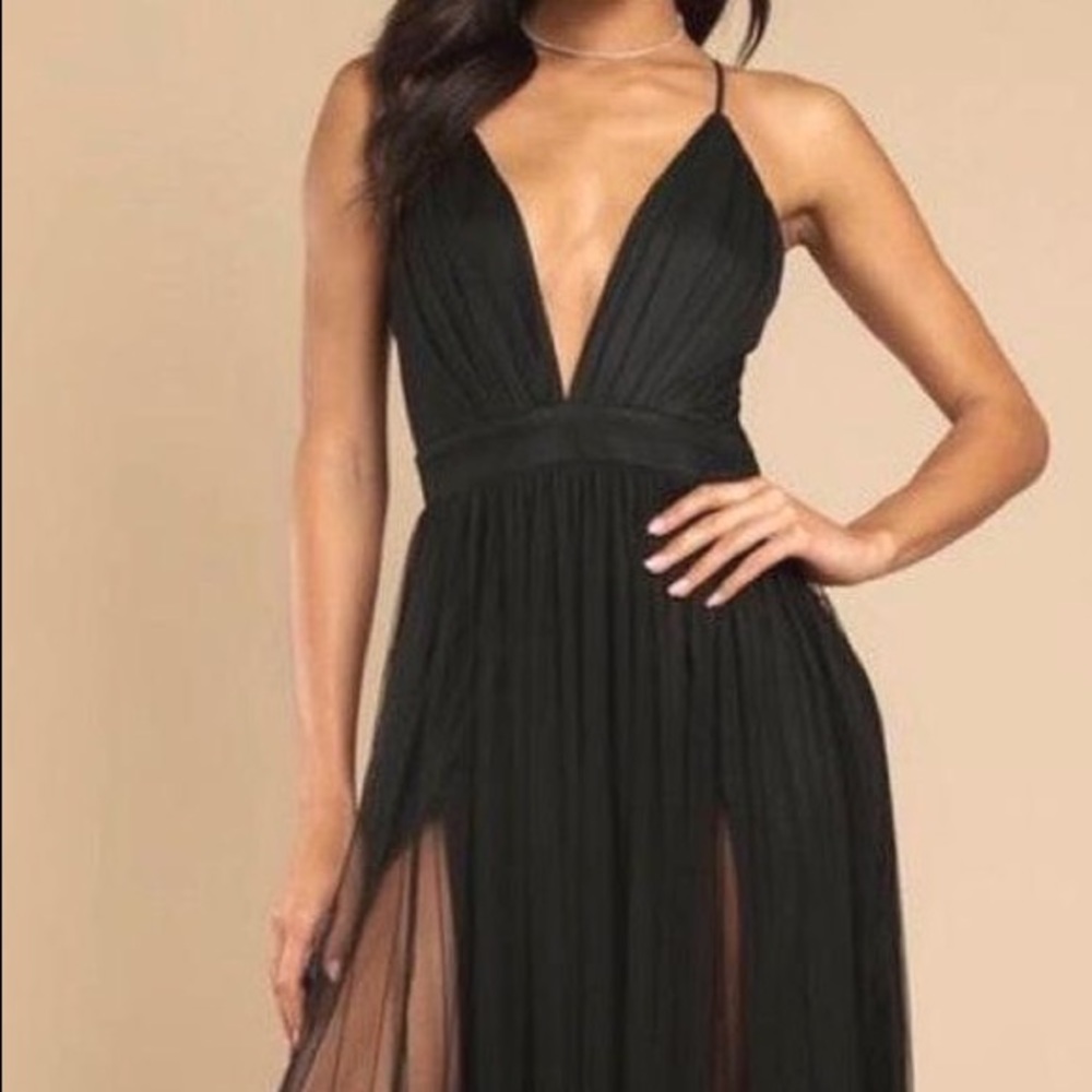 Black formal gown